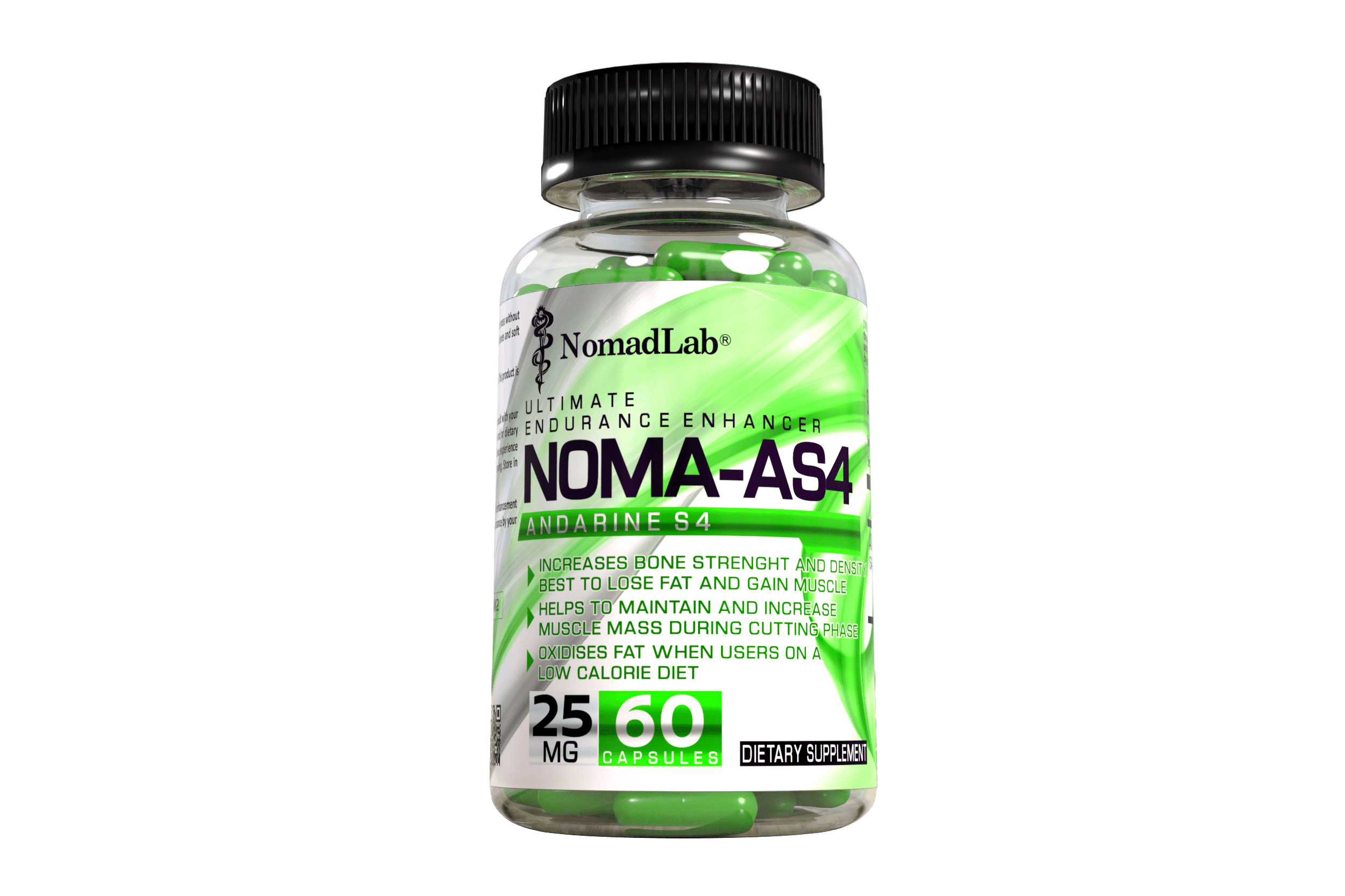 NomadLab NOMA-AS4 25mg 60 Capsules (Andarine S4)